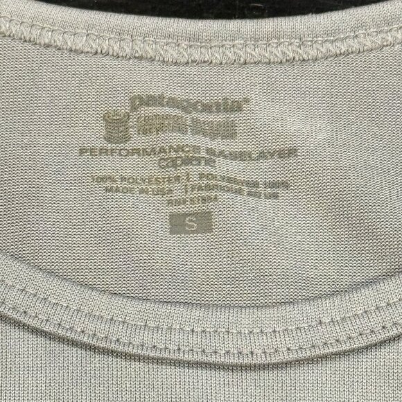 Patagonia Vintage 90s Capilene Gray Performance Baselayer T-Shirt Womens Small - Picture 5 of 9
